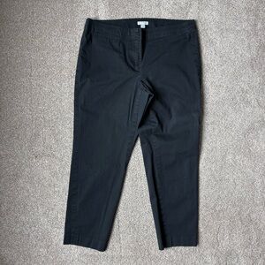 J. Jill Black Cropped Ankle Pants